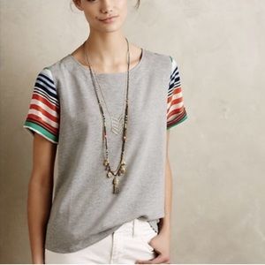 Anthro Porridge short sleeve top